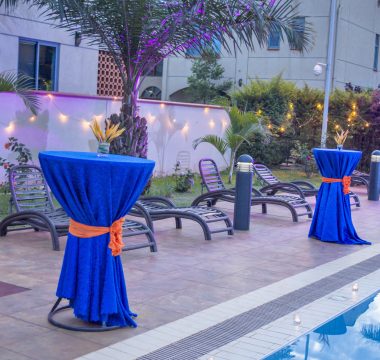 Uganda Baati Pool Side Deco